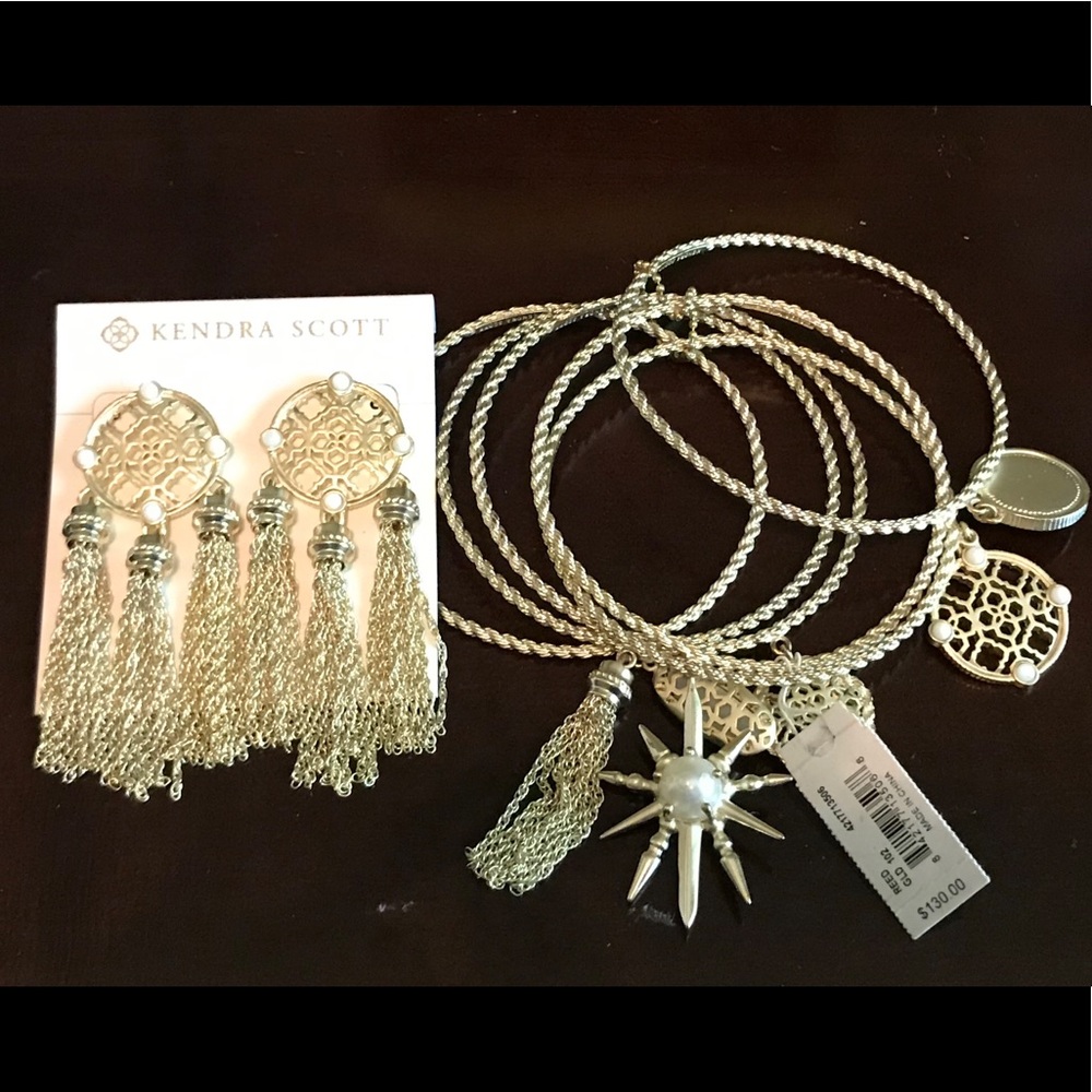 Kendra Scott Adams and Reed set in gold